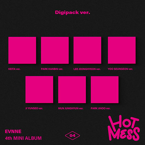 [Pre-Order] EVNNE - HOT MESS 4TH MINI ALBUM DIGIPACK VER