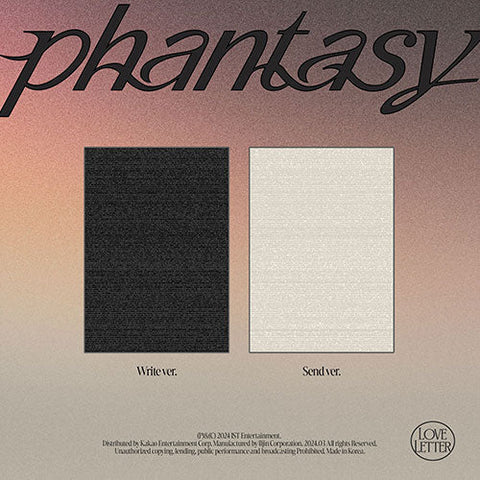 THE BOYZ - PHANTASY PT.3 LOVE LETTER 2ND FULL ALBUM STANDARD