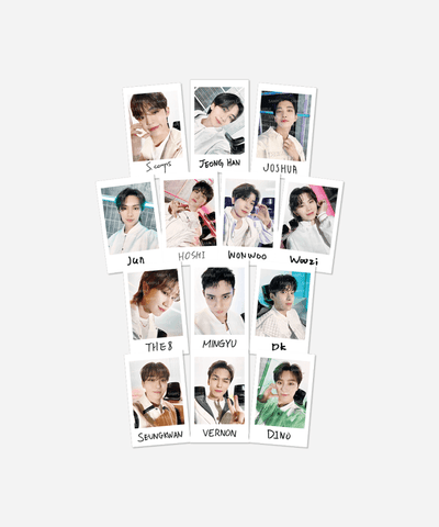 SEVENTEEN - TOUR FOLLOW' AGAIN TO JAPAN OFFICIAL MD INSTANT PHOTO STICKER CARD