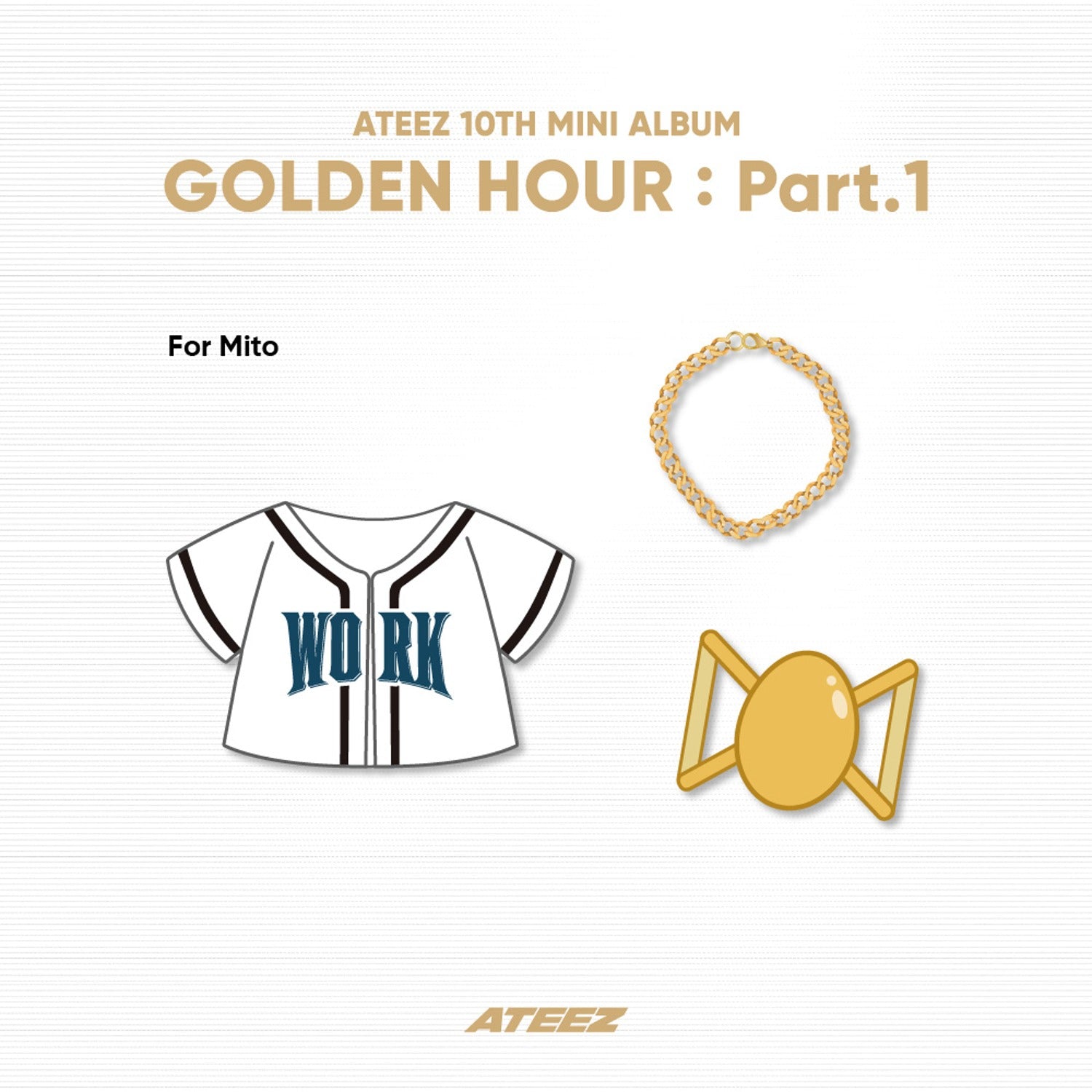 ATEEZ - GOLDEN HOUR : PART.1 OFFICIAL MD MITO WORK SET