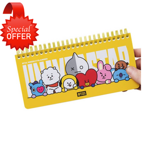 BT21 HEART WEEKLY PLANNER