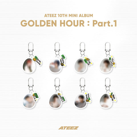 ATEEZ - GOLDEN HOUR : PART.1 OFFICIAL MD RANDOM ACRYLIC KEYRING