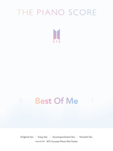 BTS - THE PIANO SCORE : BTS BEST OF ME