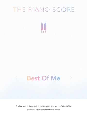 BTS - THE PIANO SCORE : BTS BEST OF ME