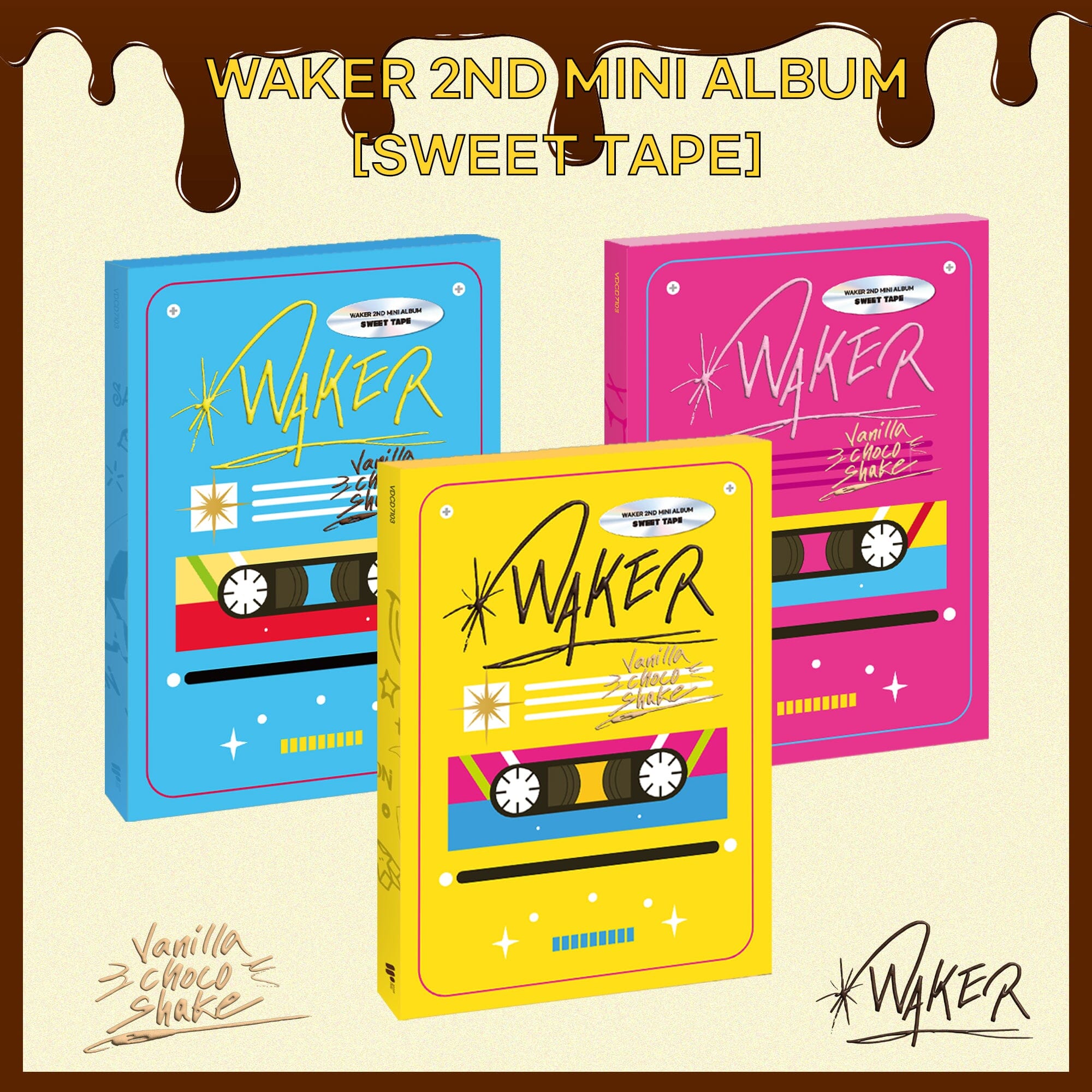 WAKER - 2nd Mini Album Sweet Tape