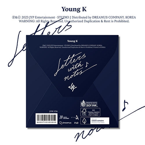 DAY6 YOUNG K - LETTERS WITH NOTES DIGIPACK VER.