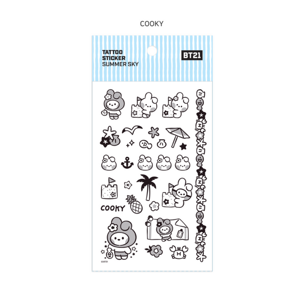 BT21 Minini TATOO Sticker