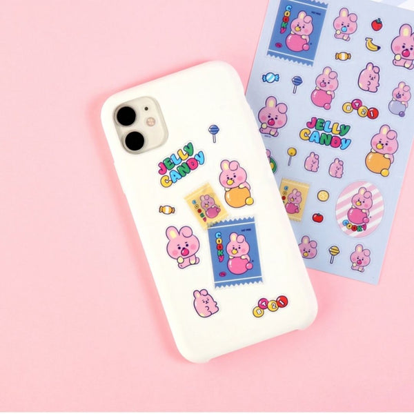 BT21 Baby Jelly Candy Clear Sticker