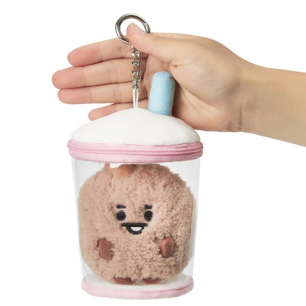 BT21 BABY Boucle Bubble Tea Doll Bag Charm