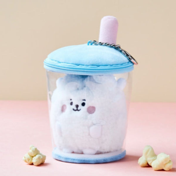 BT21 BABY Boucle Bubble Tea Doll Bag Charm