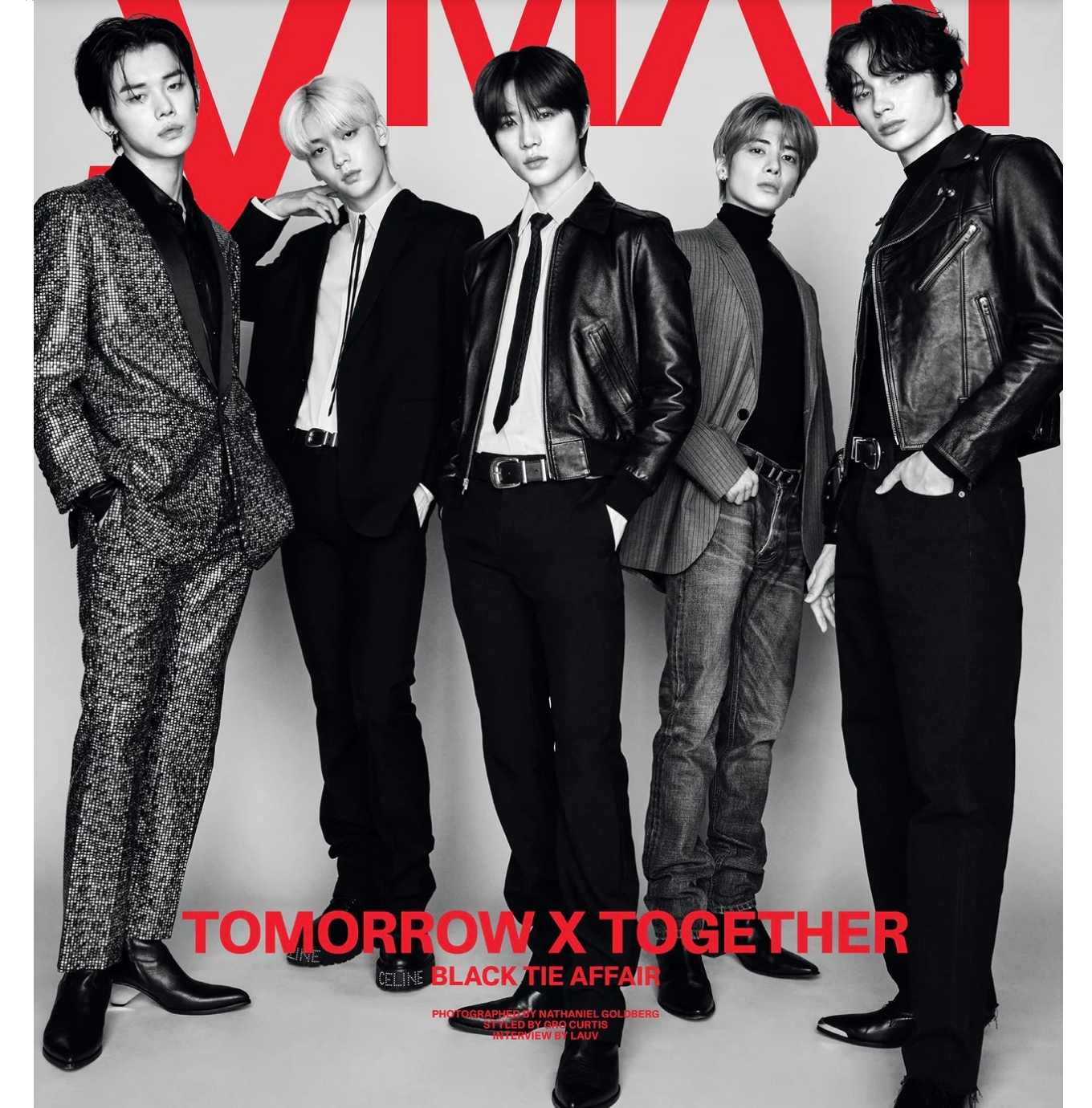 TXT COVER VMAN MAGAZINE THE 50TH ISSUE BLACK TIE AFFAIR