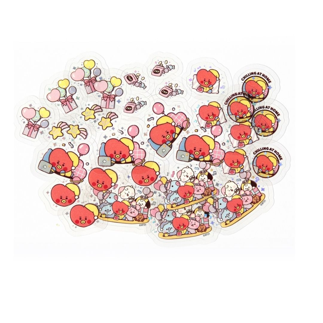 BT21 FLAKE Sticker Pack Party