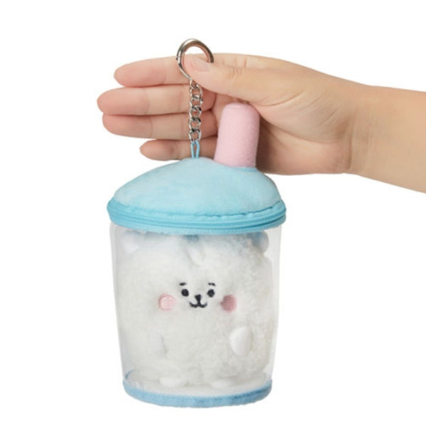 BT21 BABY Boucle Bubble Tea Doll Bag Charm