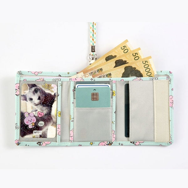 BT21 BABY VELCRO WALLET LITTLE BUDDY