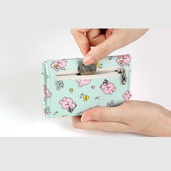 BT21 BABY VELCRO WALLET LITTLE BUDDY