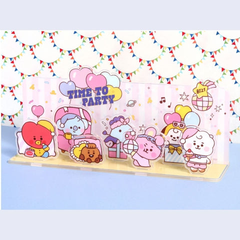 BT21 ACRYLIC STAND CALENDAR GROUP PARTY