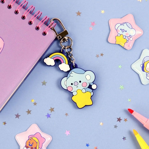 BT21 BABY SILICONE KEYRING