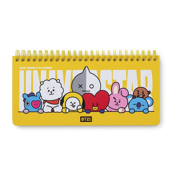 BT21 HEART WEEKLY PLANNER