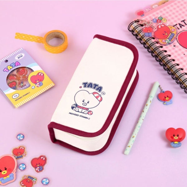 BT21 CANVAS PEN POUCH JELLY CANDY