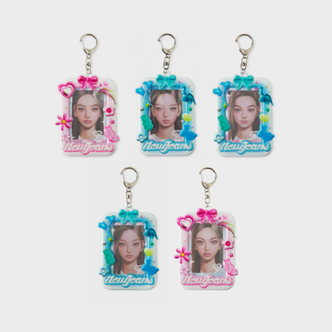 NewJeans Get Up Photocard Holder Keyring