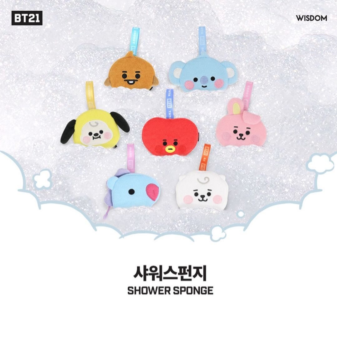 BT21 Shower Sponge