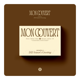 MONSTA X 2023 SEASONS GREETINGS : MON COUVERT (DESK CALENDAR ver.)