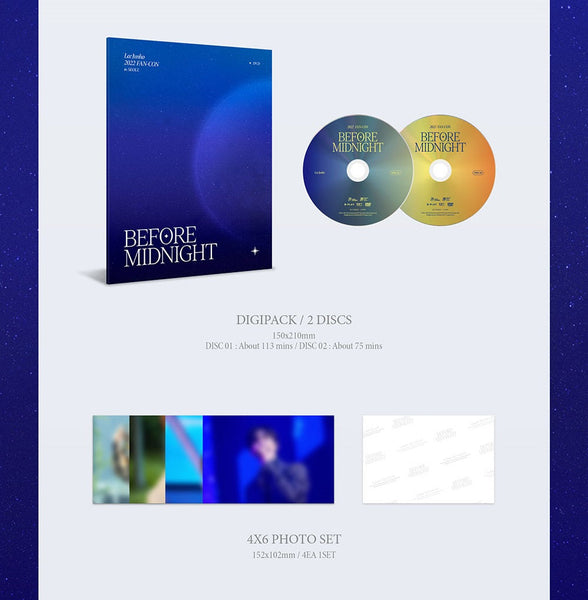 2PM LEE JUNHO - 2022 FAN-CON BEFORE MIDNIGHT DVD