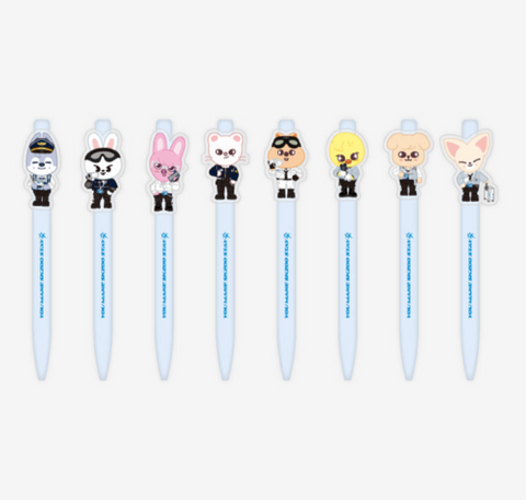STRAY KIDS - 3RD FAN MEETING PILOT FOR 5 STAR OFFICIAL MD - SKZOO CHARACTER GEL PEN