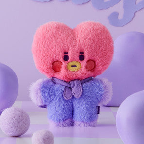 BT21 BABY FLAT FUR PURPLE HEART EDITION [STANDING DOLL]