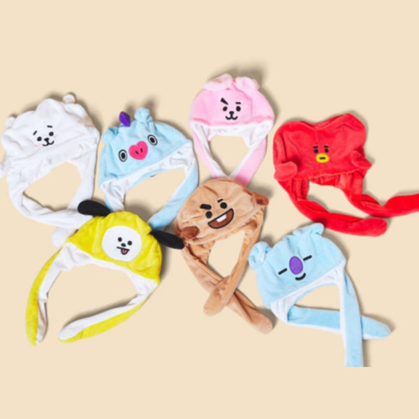 BT21 Plush Action Hat