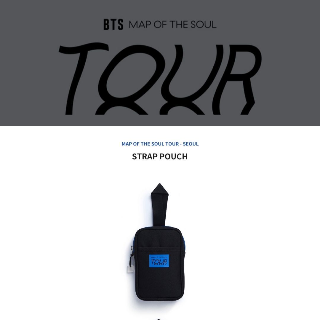 BTS MAP OF THE SOUL TOUR Strap Pouch