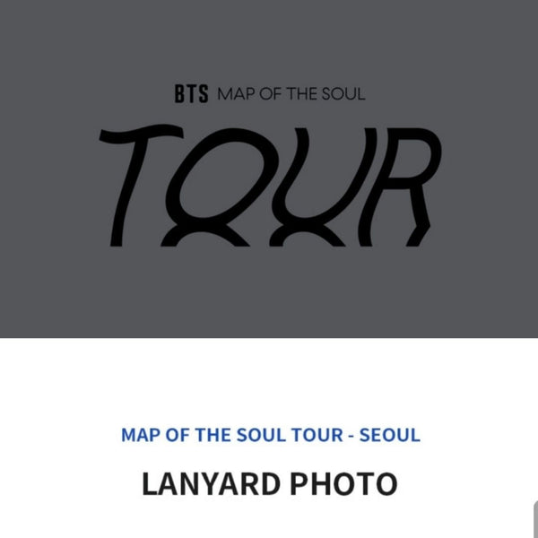 BTS Map of The Soul Lanyard Photo RM