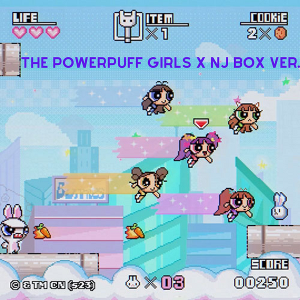 NEWJEANS - GET UP 2ND EP ALBUM THE POWERPUFF GIRLS X NJ BOX VER.
