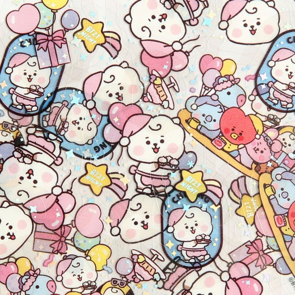 BT21 FLAKE Sticker Pack Party