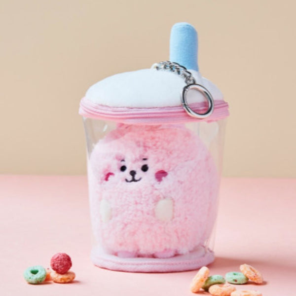 BT21 BABY Boucle Bubble Tea Doll Bag Charm