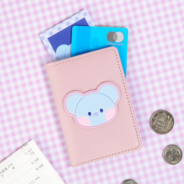 BT21 Minini Leather Patch Card Case