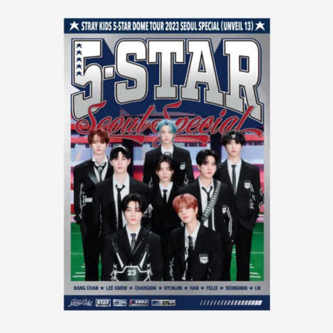 STRAY KIDS POSTER BOOK - 5 STAR DOME TOUR 2023 SEOUL SPECIAL UNVEIL 13 OFFICIAL MD