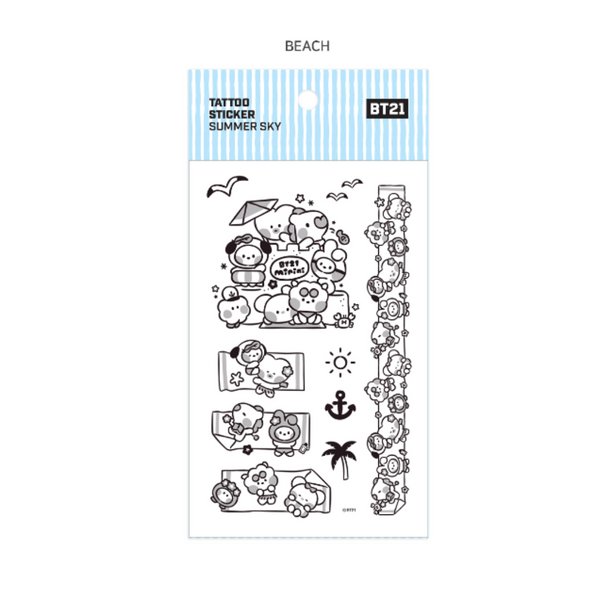 BT21 Minini TATOO Sticker