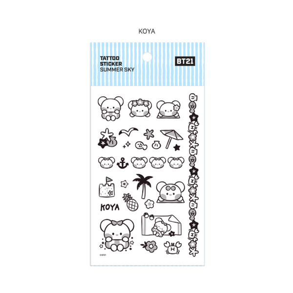 BT21 Minini TATOO Sticker