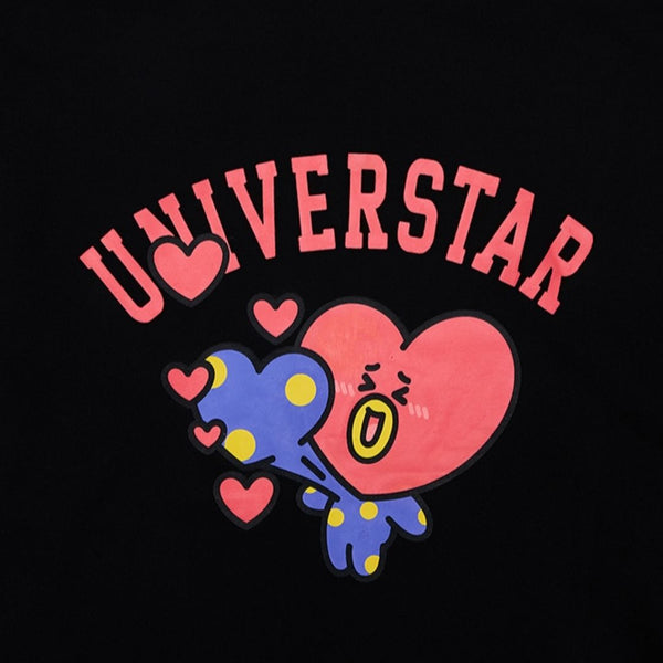 BT21 TATA HEART HOOD SHIRTS