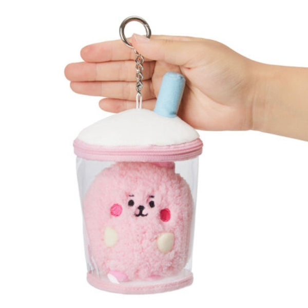 BT21 BABY Boucle Bubble Tea Doll Bag Charm