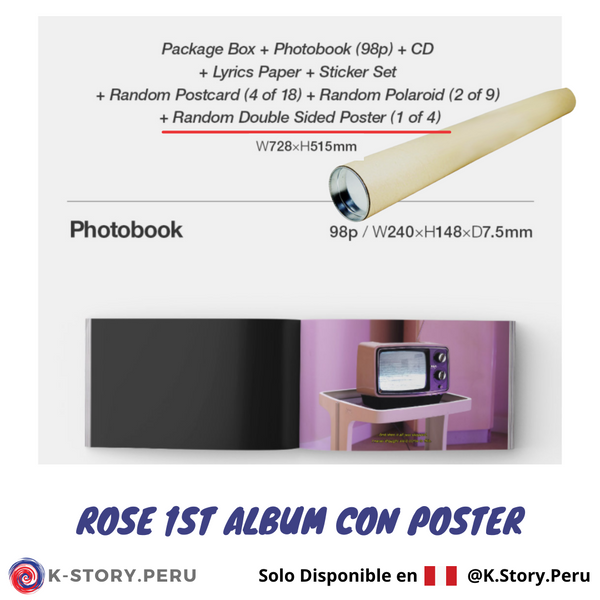 ROSÉ - 1ST SINGLE ALBUM [-R-]