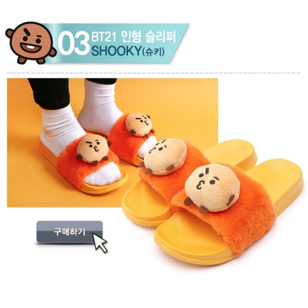 BT21 Doll Slippers