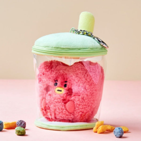 BT21 BABY Boucle Bubble Tea Doll Bag Charm