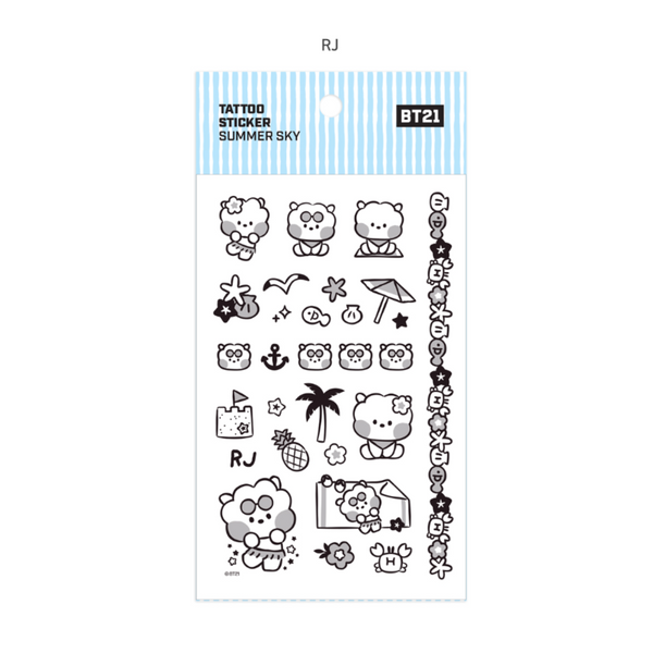 BT21 Minini TATOO Sticker