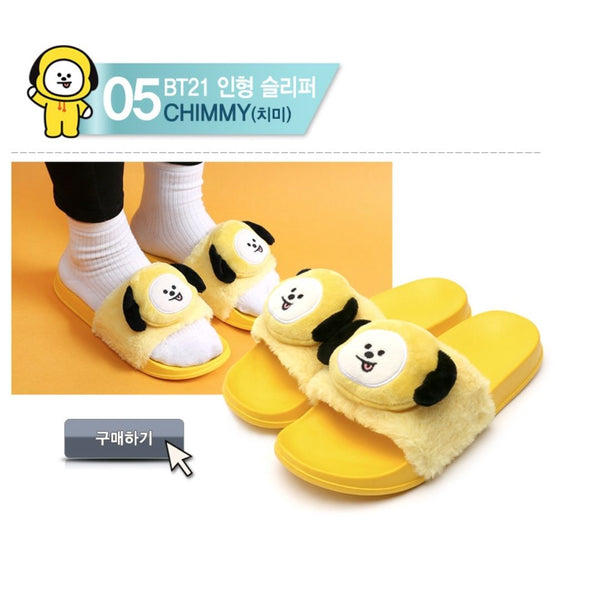 BT21 Doll Slippers