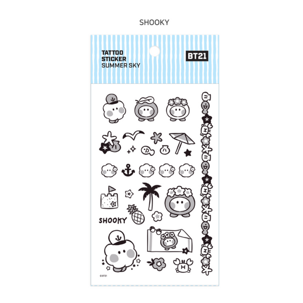 BT21 Minini TATOO Sticker