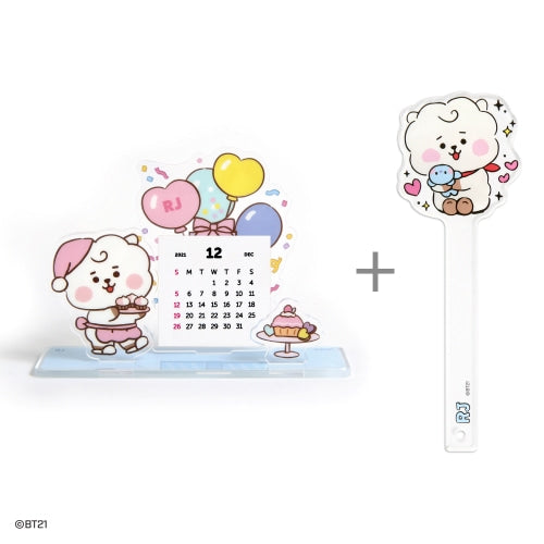 BT21 Acrylic stand calendar + photo prop set