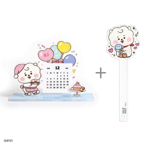 BT21 Acrylic stand calendar + photo prop set