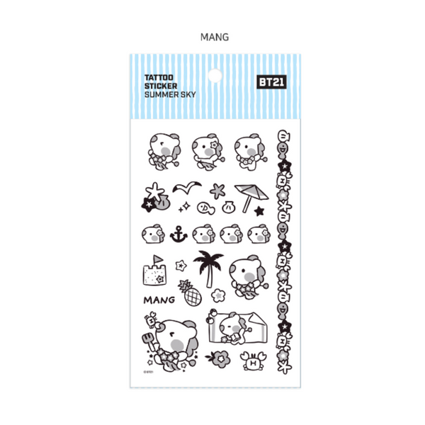 BT21 Minini TATOO Sticker